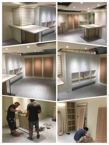 達舍創研所室內裝修有限公司 - 門市展示空間:此案位於台北市中山區,無鉛水龍頭五金展銷中心,除了辦公室的空間需求以外,亦需要在德國及美國等地的商品展示設計規範。
色系搭配:白色及原木色系。
材質搭配:訂製傢俱、訂製溝槽板、人造石。
照明設計:直接照明、冷光照明、背牆照明。 達舍創研所室內裝修有限公司 - 門市展示空間:此案位於台北市中山區,無鉛水龍頭五金展銷中心,除了辦公室的空間需求以外,亦需要在德國及美國等地的商品展示設計規範。
色系搭配:白色及原木色系。
材質搭配:訂製傢俱、訂製溝槽板、人造石。
照明設計:直接照明、冷光照明、背牆照明。