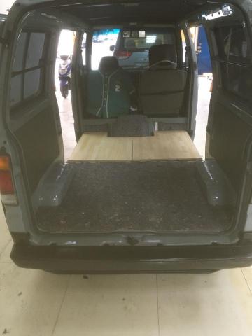 葉光銘 光木業室內裝潢 - 貨車改裝前
內裝清空，並舖設泡棉吸音