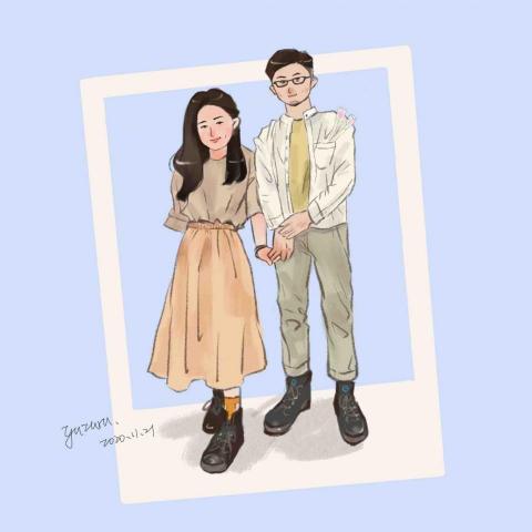 賴怡霖 - 插畫Q版人物肖像