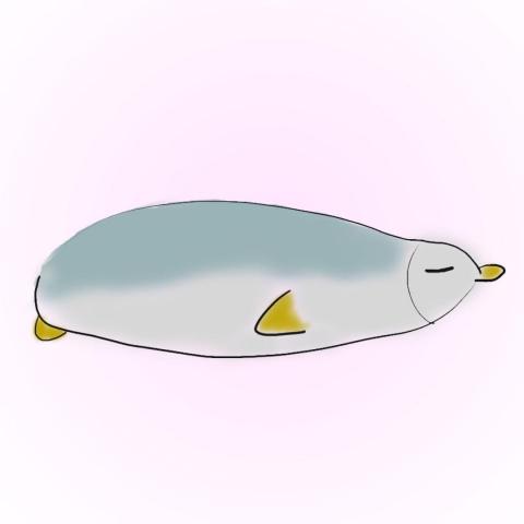 學生 - 我的企鵝娃娃 手繪