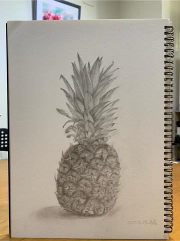 宇美術工作室 - 成人素描學生作品