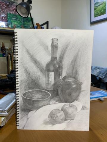 宇美術工作室 - 素描課學生作品