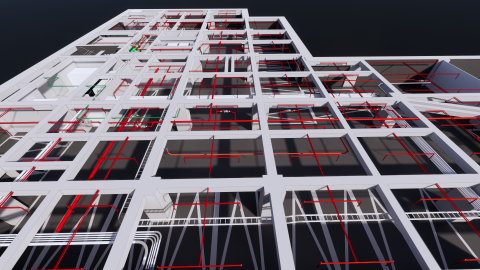 瑞彼資訊有限公司 - 【BIM機電模型】
 - 五大管線系統建模+檢核，清圖套圖無死角