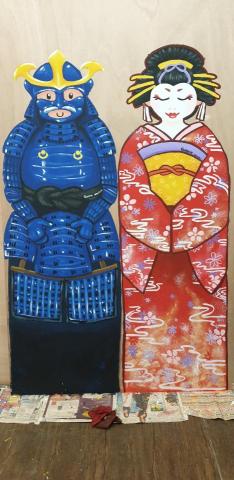 張慧欣 - 咖哩店追加椅子背板,作品完工圖。