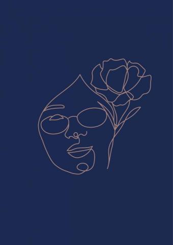 凃佳妤 - 抽象人像線條設計