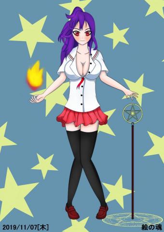 繪之魂 - 創作的人物-魔法少女2