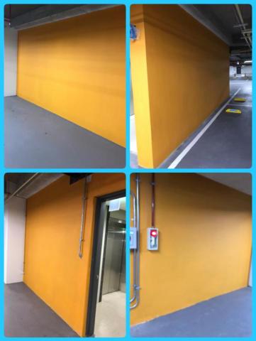 管家式居家清潔 - 停車場牆面修補粉刷