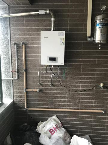 瓦海特有限公司 - 熱水器安裝含天然瓦斯管配管