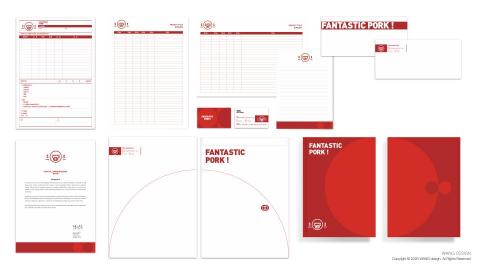 三橫1豎形象整合設計 - 由LOGO延伸VI設計，執行內容從名片、信封、表單等行政庶務用品，到車體廣告設計皆是此專案的設計範疇。