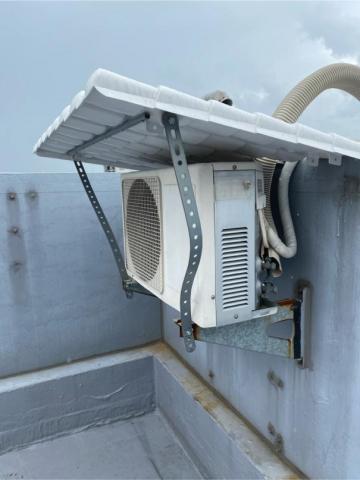 士均工程行 - 冷氣簡易雨遮安裝