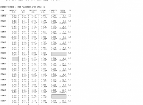 林鳴統計服務 - 成就測驗分析(IRT)