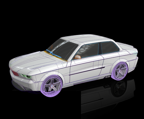 Digital Design Studio - Alias digital model
BMW E30 new bondy