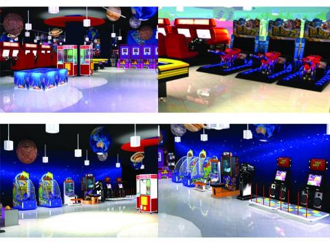 周先生 - 百貨親子遊樂場企劃提案，3D場景繪製圖