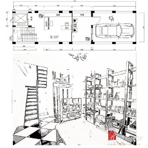 御品苑室內裝修有限公司 - 誰說小坪數不能放電梯？

平面配置圖