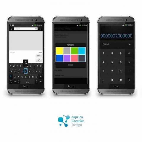 Eaprica creative design - HTC Sense 50 mobile UI design
IME, Calculator application
