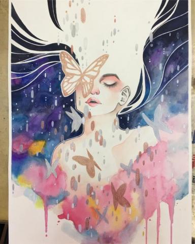  Qian studio - 水彩