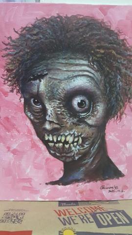 張慧欣 - 壓克力×畫板-喪屍