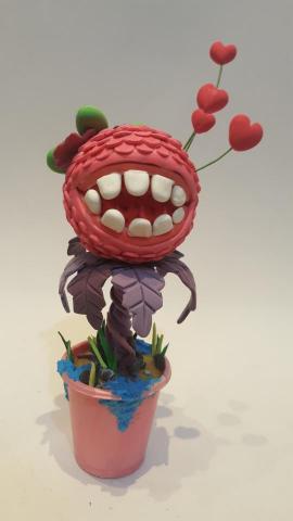 張慧欣 - 黏土-食人花