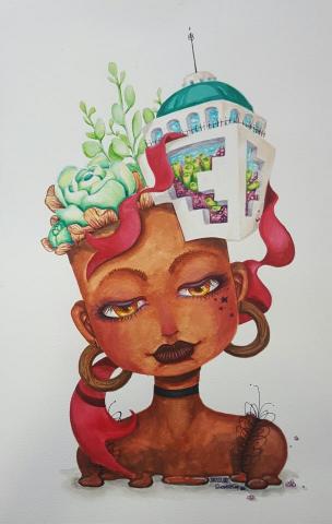 張慧欣 - 水彩-插畫