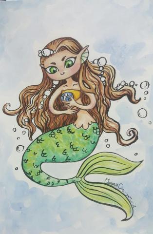 張慧欣 - 水彩-插畫