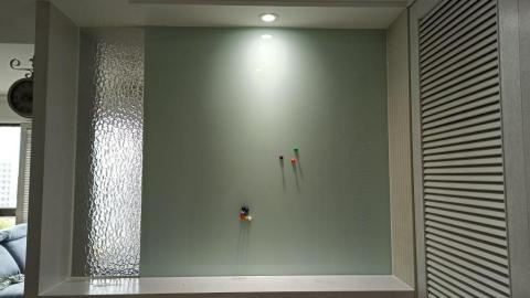 信隆玻璃烤漆 - 吸磁白板玻璃