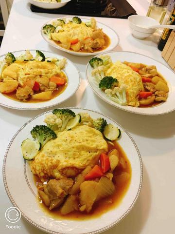 Thomas - 雞肉咖哩蛋包飯