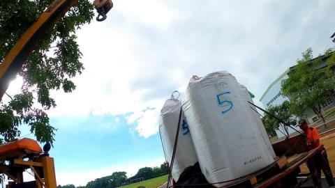 拾捌 屏東拖吊車/屏東道路救援/高雄拖吊車/高雄道路救援 - 物品吊掛作業