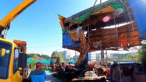 拾捌 屏東拖吊車/屏東道路救援/高雄拖吊車/高雄道路救援 - 吊掛作業