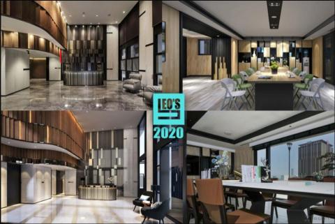 住家商空專業設計/潘偉中 - 2020享京城大廳公設(京城建設)