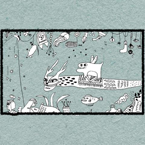 MENG - 複合媒材插畫 MENG - 複合媒材插畫