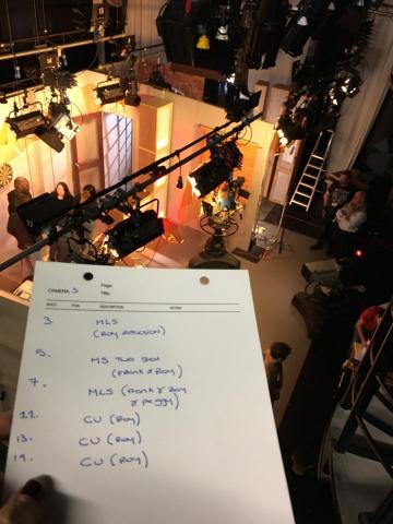 Lynna郭 - 攝影棚內節目拍攝-3號機鏡頭順序表（情境式喜劇）