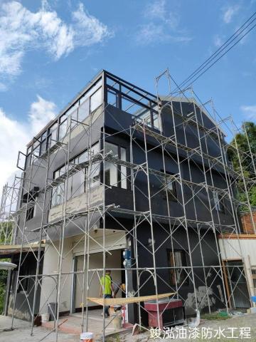 竣泓油漆防水工程 - 外牆防水工程（中）