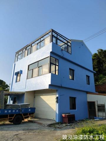 竣泓油漆防水工程 - 外牆防水工程（施工後）