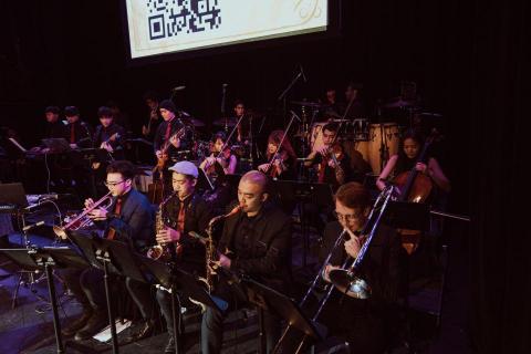 旅美 陳禹太薩克斯風 - 伯克利音樂院2019春晚音樂會演出照