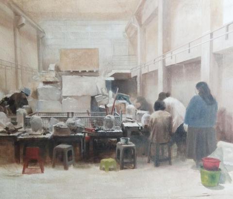 芝萱 - 古典油畫技法練習