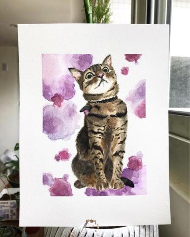 mg - 水彩、色鉛筆