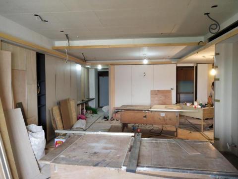 帝岩室內裝修設計有限公司 - 施工中客餐廳空間