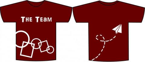 小白先生 - 這是一群青年團體的團服，方和圓代表的是規矩、原則，紙飛機是代表夢想。