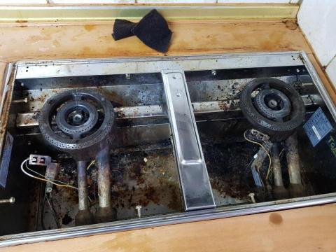 滿心家政服務 - 瓦斯爐清洗前