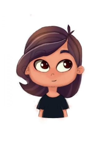 盧泰全 - 手繪圖 美式風格女孩