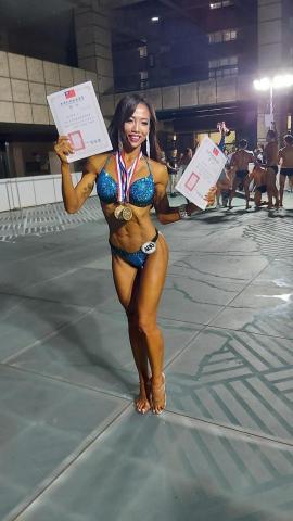 KK - 素人 全國健美錦標賽女子比基尼全場總冠軍