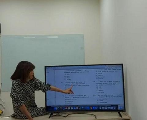 王馨珞 - 外語機構－NEW TOEIC全新制多益證照衝刺班＿教學實錄。