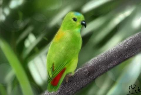 小雨兒 - Painter插圖