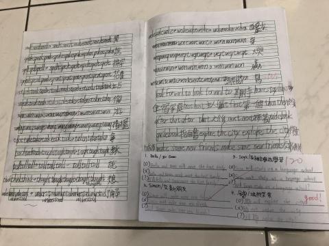 洪佳妤 - 國中英語與學習如何正確造句。