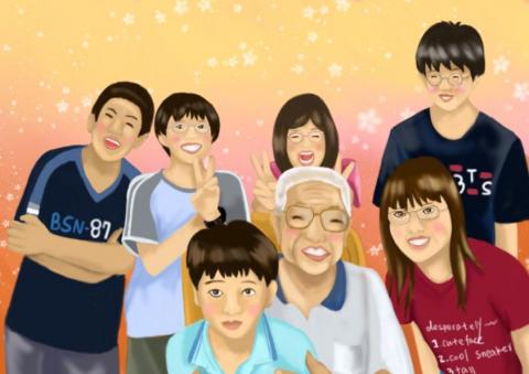 歐陽萱 - 人物插畫