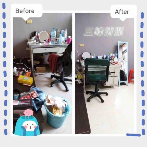 高雄三峰居家清潔&辦公室清潔&裝潢細清&家事清潔 - 《 出租套房清潔》
狹小的空間經過我們人員的整理過後是不是舒服了許多~~~ 高雄三峰居家清潔&辦公室清潔&裝潢細清&家事清潔 - 《 出租套房清潔》
狹小的空間經過我們人員的整理過後是不是舒服了許多~~~