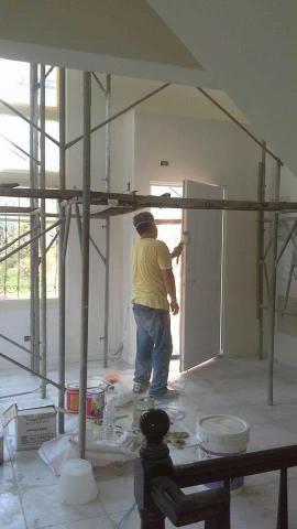 幸福油漆 - 這是在竹北的施工現場～