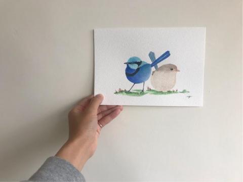 mg - 水彩+色鉛筆