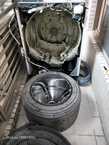 倍立潔冷氣空調 - 滾桶式洗衣機拆洗前 倍立潔冷氣空調 - 滾桶式洗衣機拆洗前