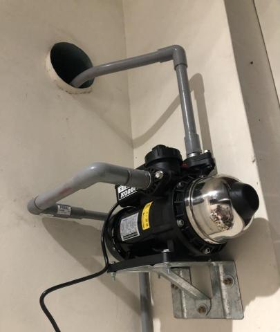 承鑫水電冷氣工程行 - 加壓馬達安裝